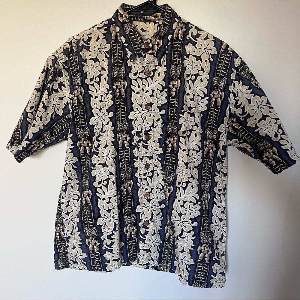 O’niell Vintage Button Down Mens Medium Hawaiian Print